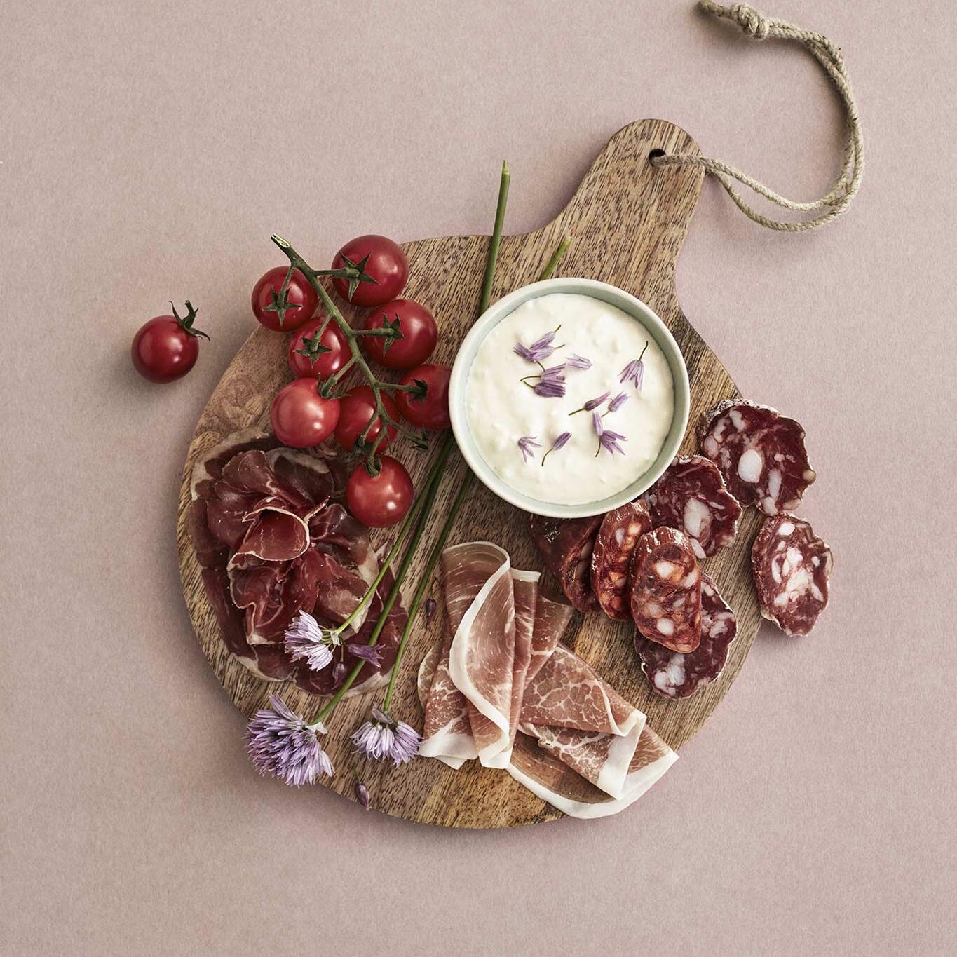 Sharing platter med lokalmat