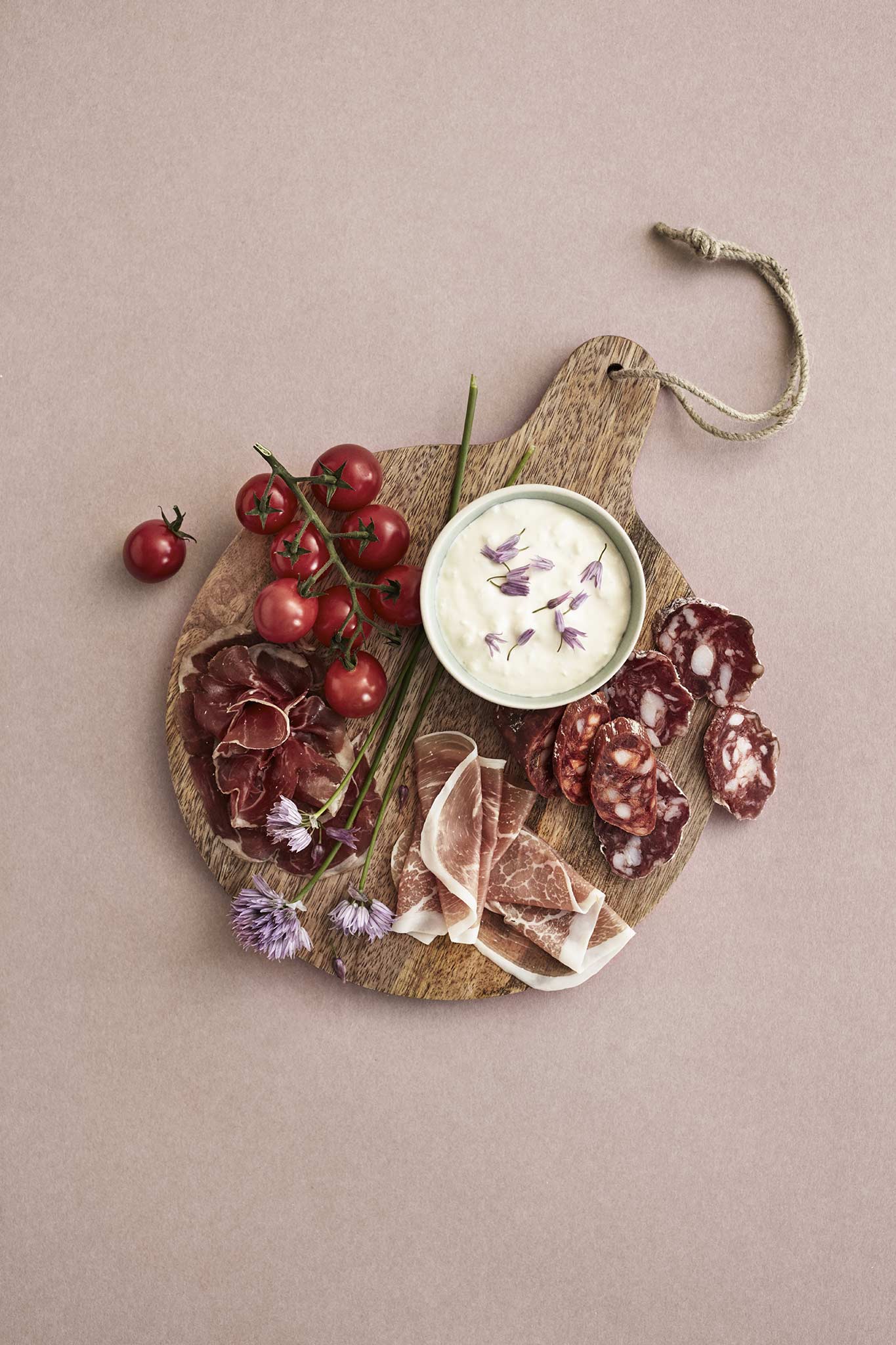 Sharing platter med lokalmat