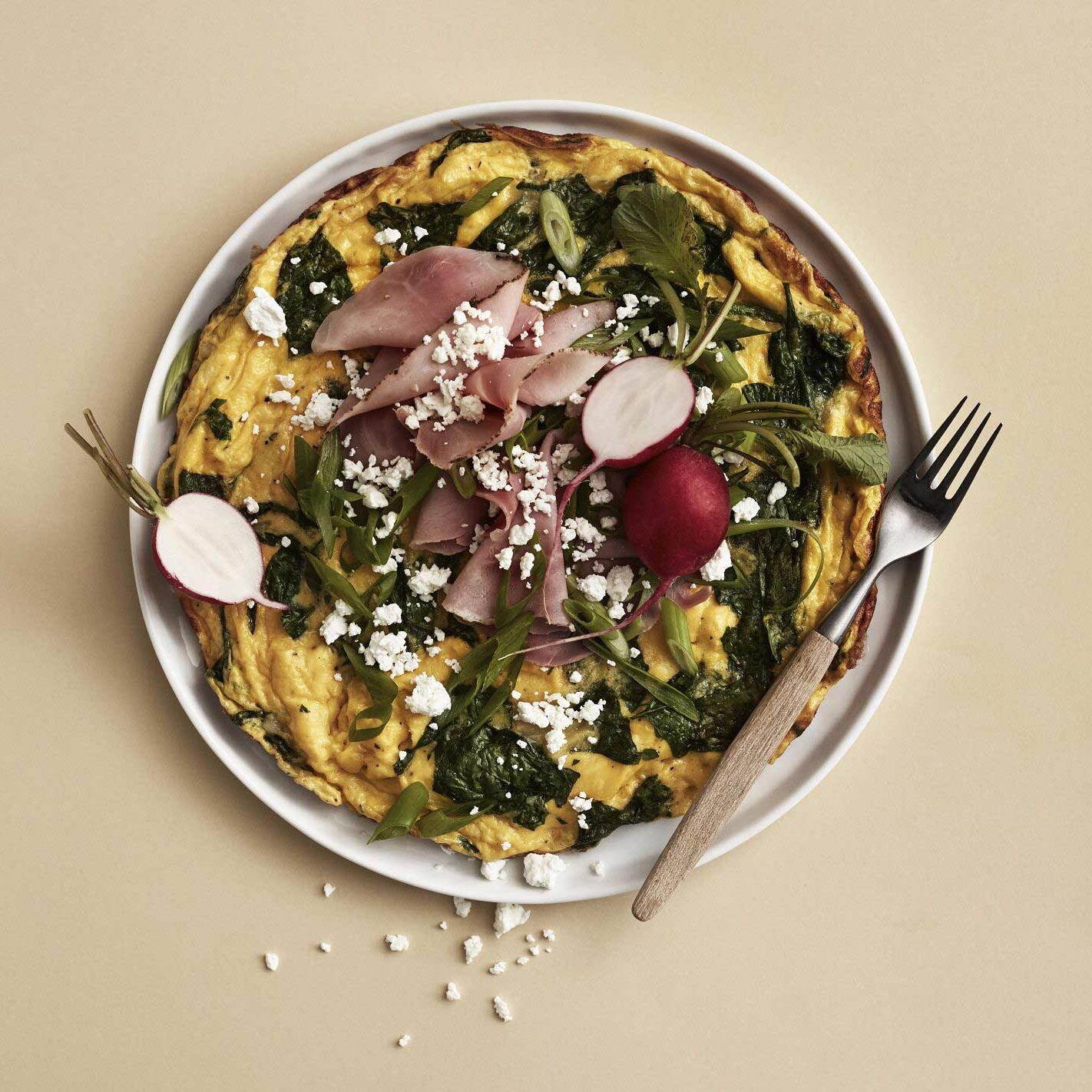 Proteinrik middagsomelett