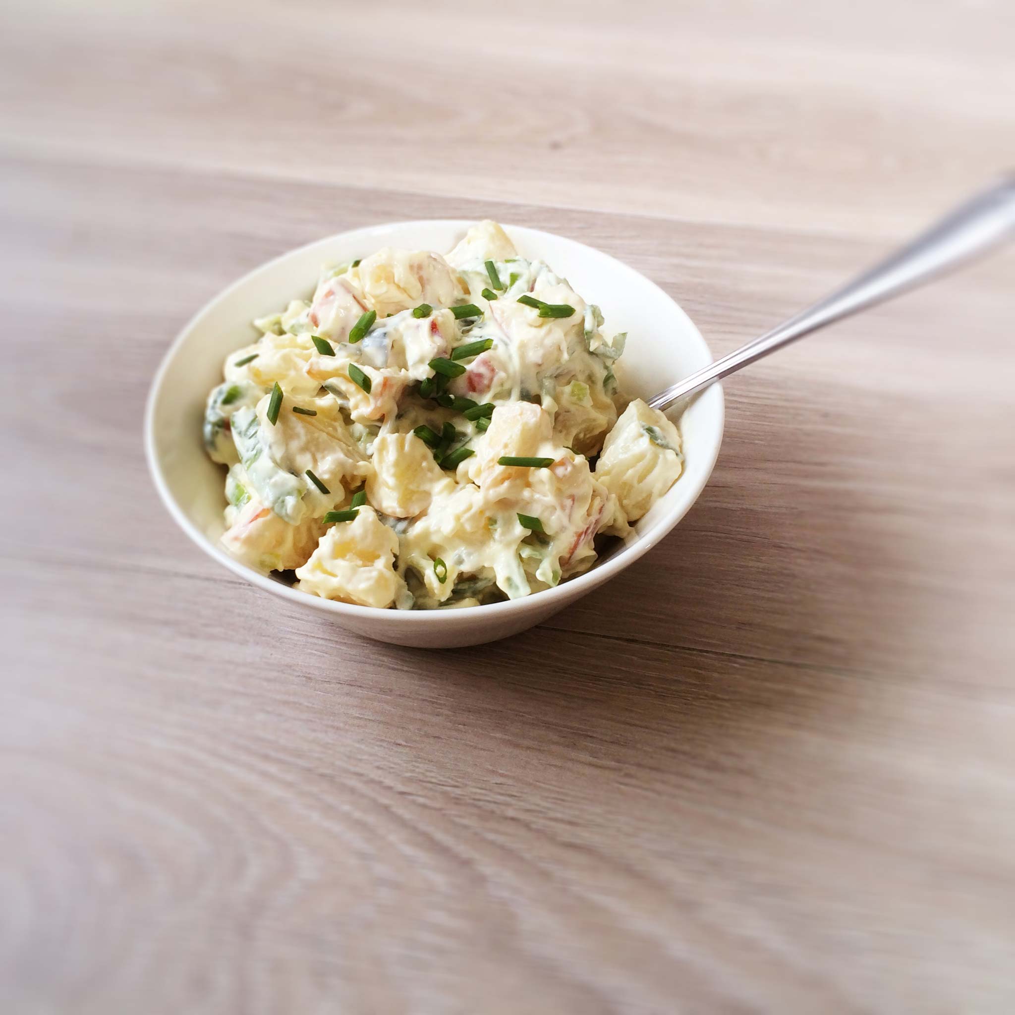 Potetsalat med skjørost