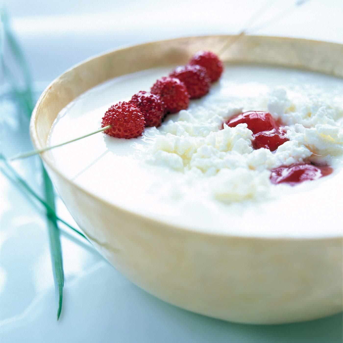 Yoghurt med skjørost