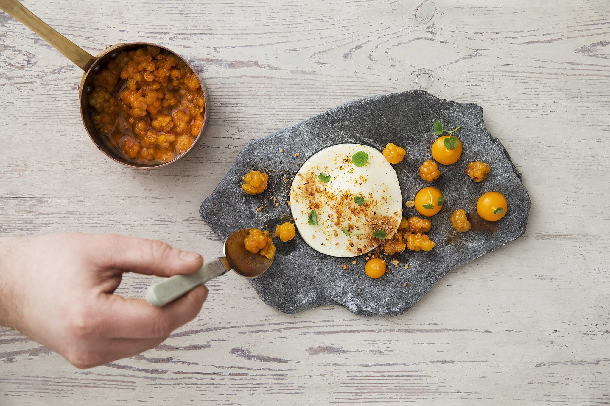 Tjukkmjølkspannacotta