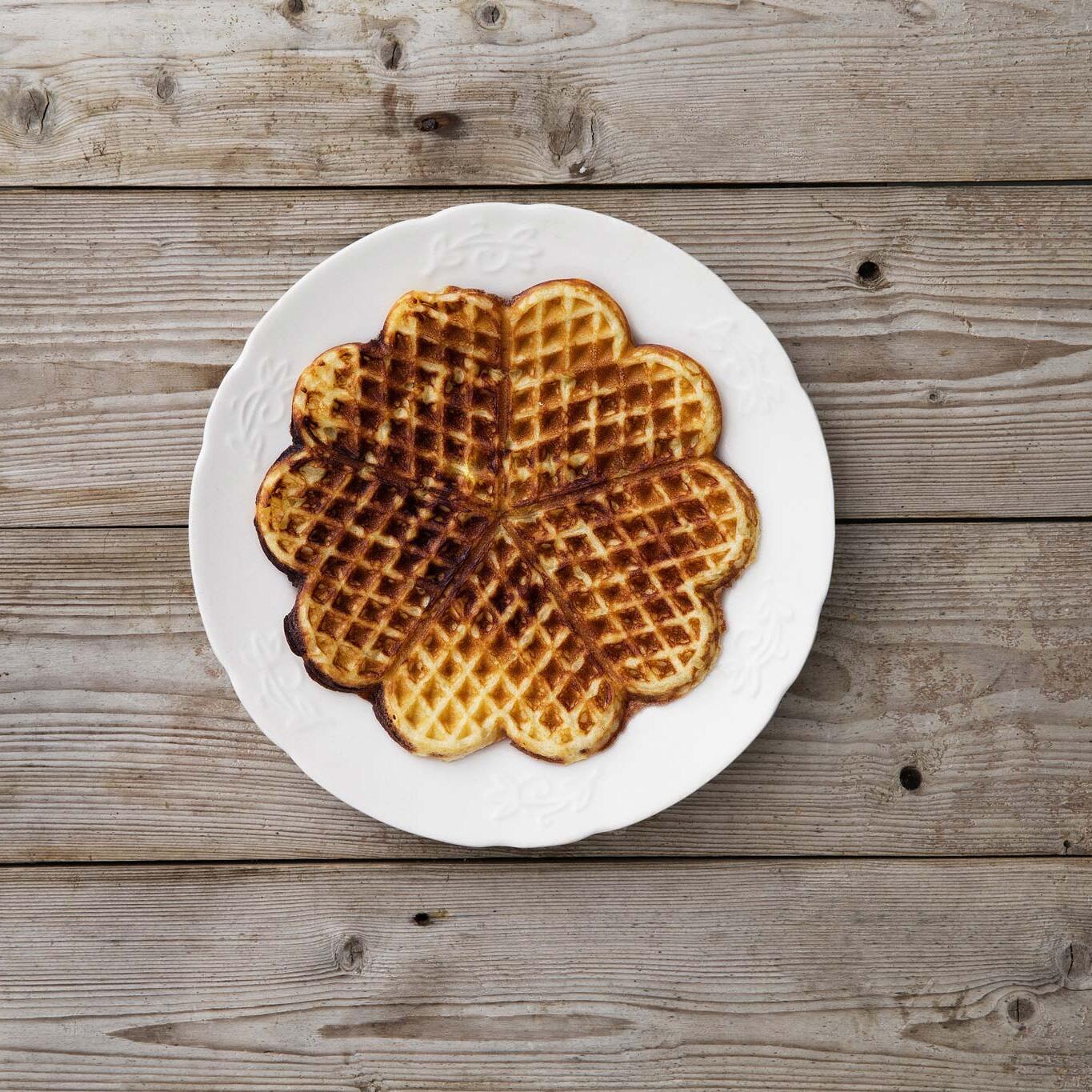 Proteinrike hverdagsvafler