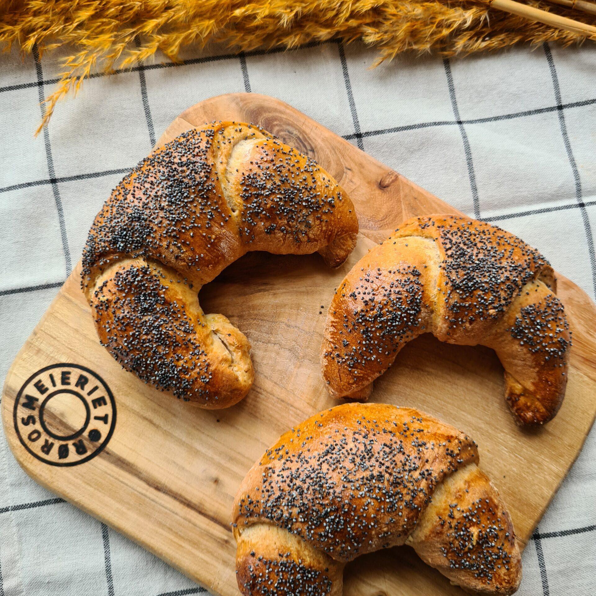 Horn med ost og skinke