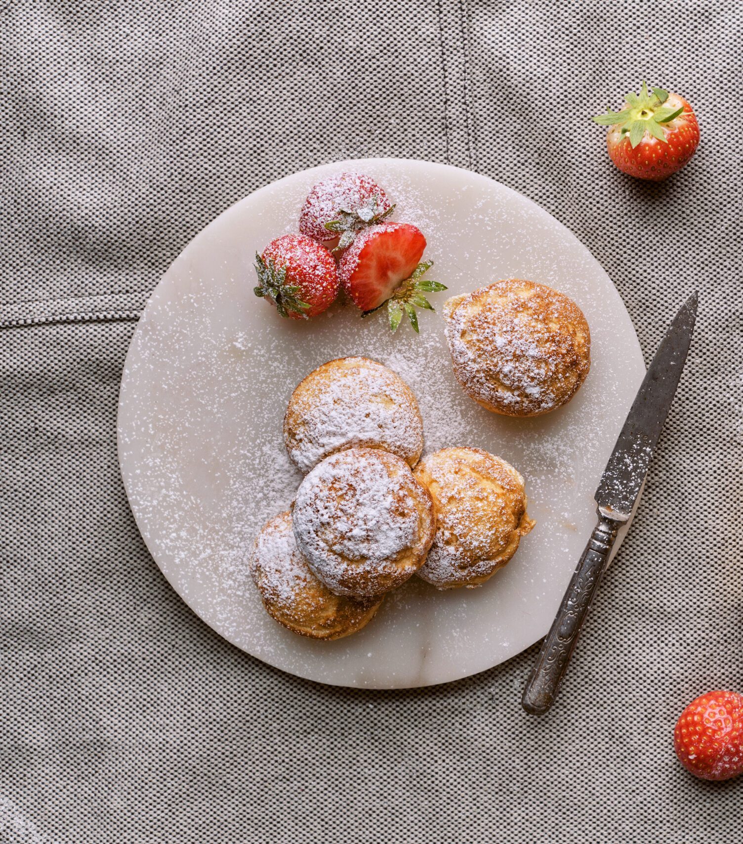 Lemon Curd filled Ebelskiver. Photo: Tom Gustavsen