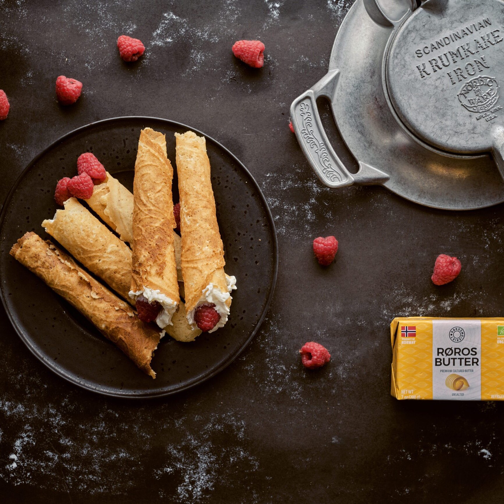 Cardamom Krumkake Recipe. Photo: Tom Gustavsen