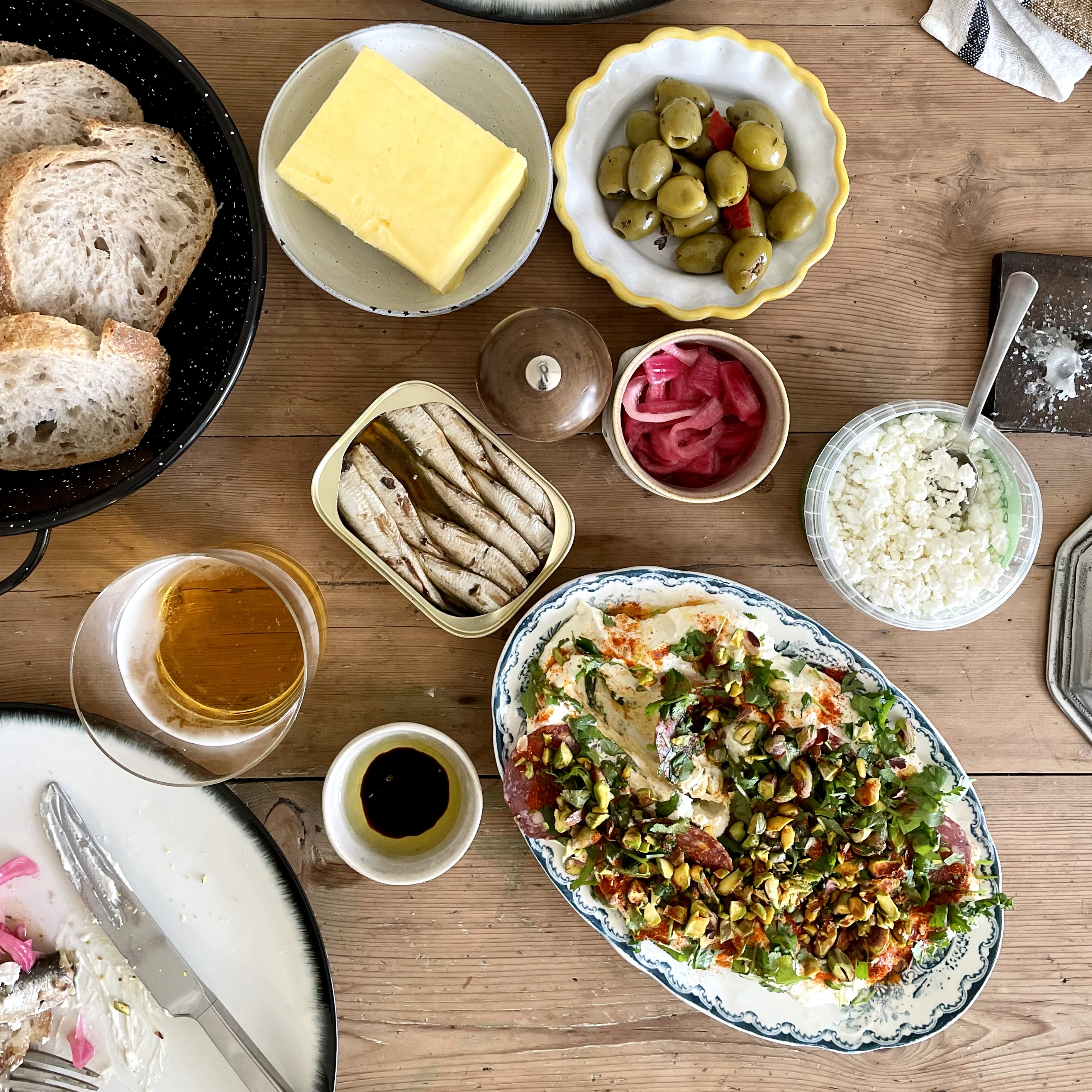 Tapasdipp med cottage cheese