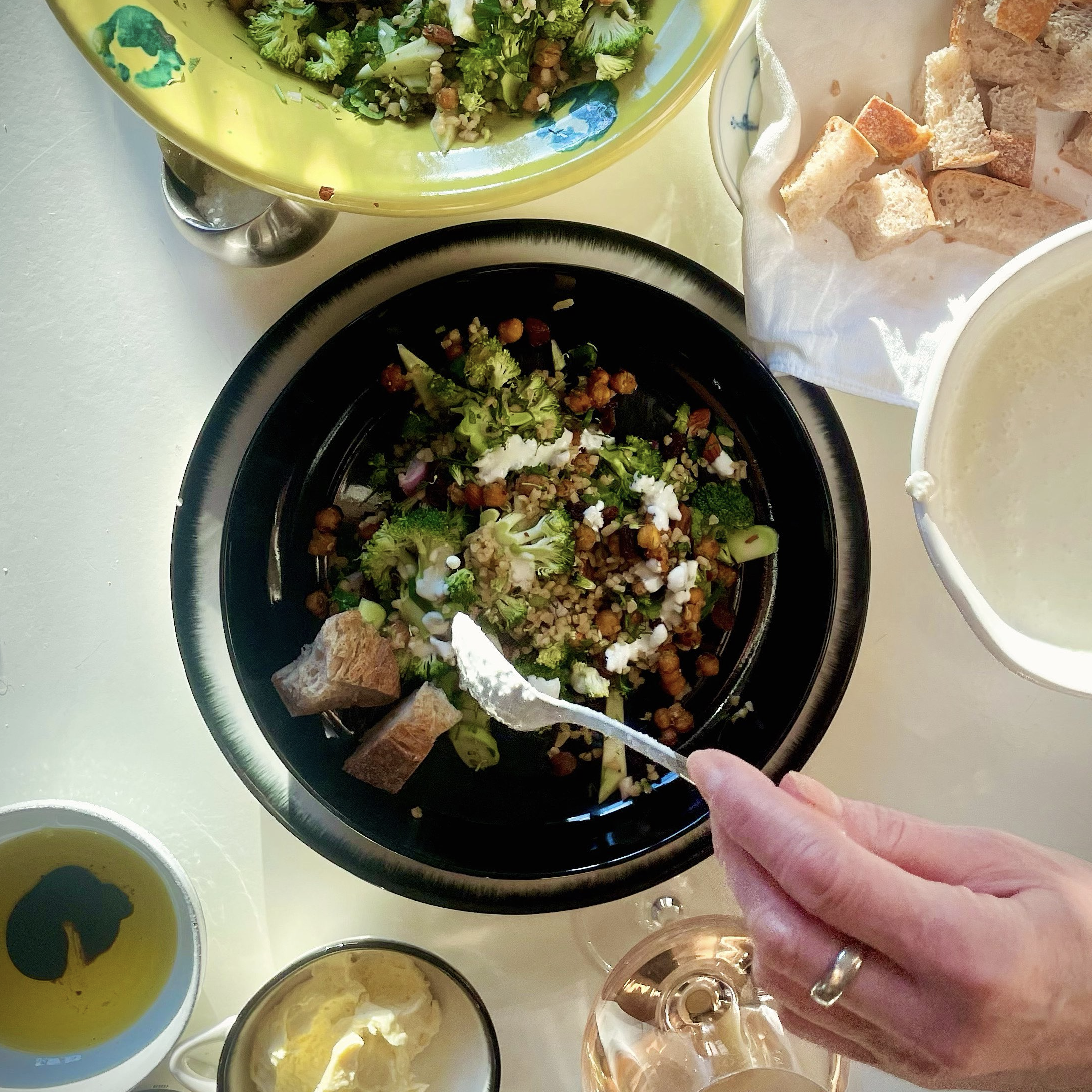 Panzanella – tomat- og brødsalat med skjørost