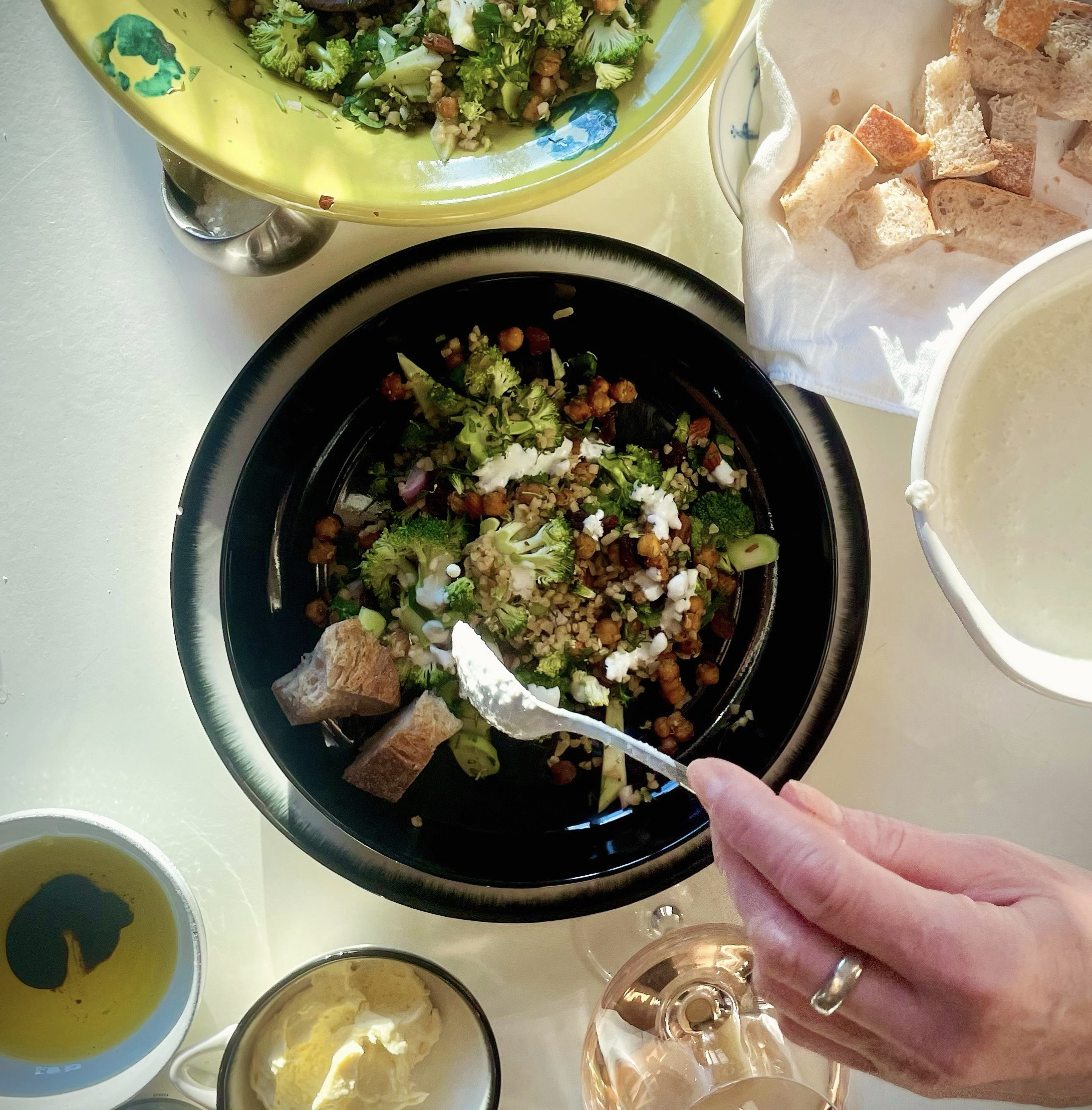 Panzanella – tomat- og brødsalat med skjørost